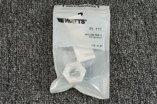 Watts Nylon MIP To FIP Bushing PL-117 1/2&#034; X 3/8&#034;