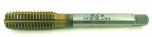 EMUGE Metric Tap M12x1.75 ROLL HSSCO5% M35 HSSE TiN Coated