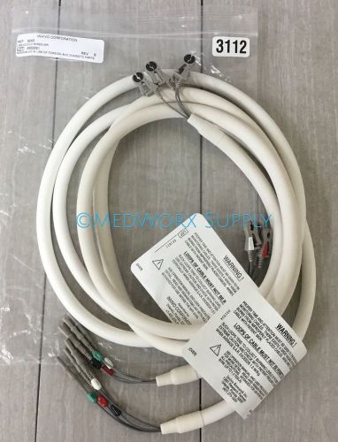 Invivo Research Millennia ECG Cable Set 9240 4 LD Wire MRI Monitoring 3112