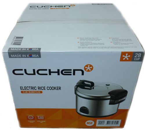 Cuchen Commercial Rice Cooker &amp; Warmer 28 Cup NSF APPROVED Made in Korea