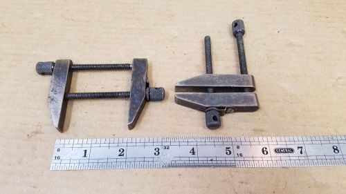 Lot of 2 Starrett #161-B Parallel clamps machinist toolmaker tools