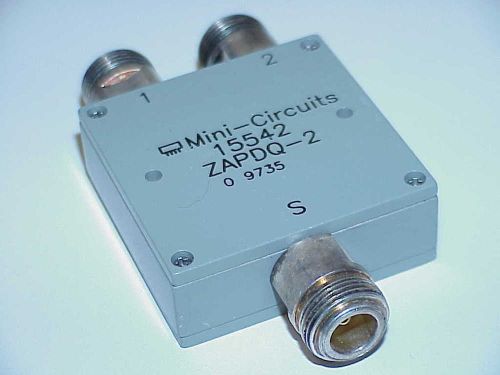Mini Circuit POWER SPLITTER #ZAPDQ-2  N TPYE CONNECTOR