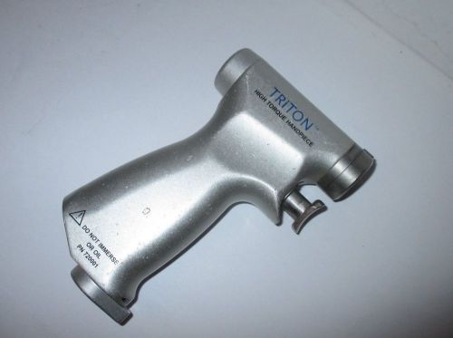 MEDTRONIC TRITON HIGH TORQUE HANDPIECE SAGITTAL SAW 720001 DRIVER DRILL READ
