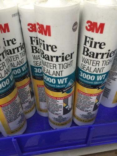 12 3M 3000 WT Fire Barrier Sealant, 10.1 oz. Water Tight
