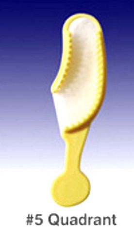 Disposable Impression Bite Trays(Yellow)- Quadrant (30ea)_EP05Q-Y