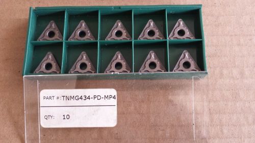 New World Products TNMG 432-PD-MP4Turning Carbide Inserts 10pcs NO RESERVE!!!!!