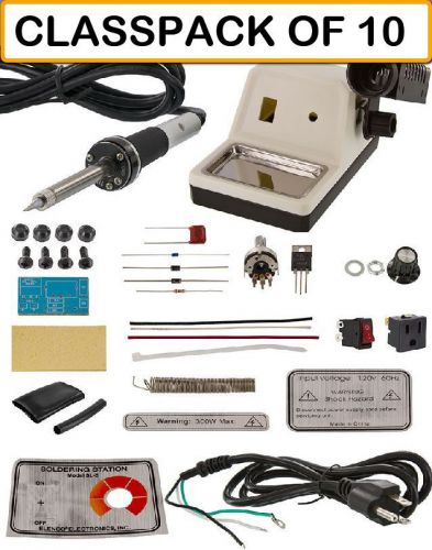 (classpack of 10) elenco sl5k40 soldering station kit (40 watt) for sale