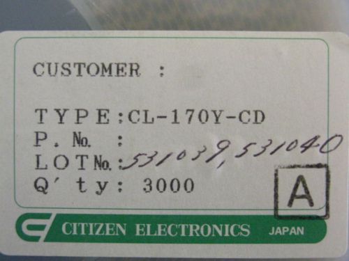 5500 PCS CITIZEN CL-170Y-CD LEDS