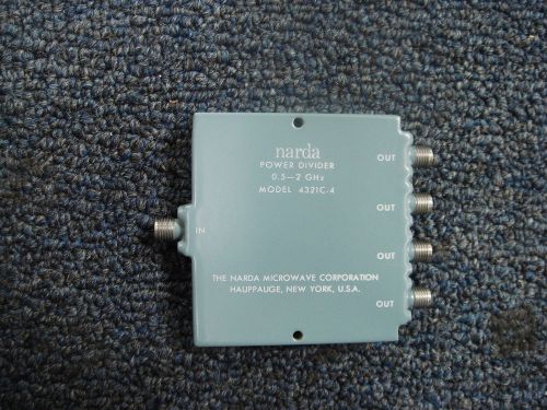 Narda 4321C-4 Power Dividers 0.5-2.0GHz