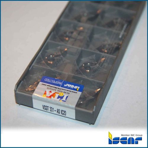 Vcgt 331 as ic20 iscar *** 10 inserts *** factory pack *** for sale