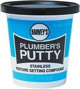 Harvey Stainless Plumbers Putty 043010 Setting Compound 14 oz NEW Free Shipping
