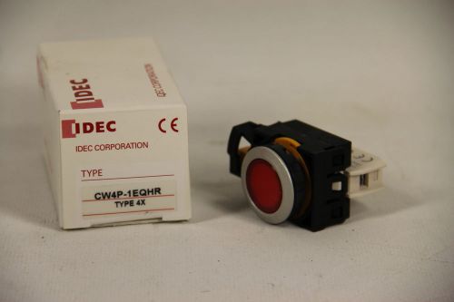 IDEC CW4P-1EQHR Panel Mount Indicator RED LED Pilot Light 22mm Round 100-120VAC