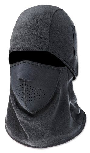 Ergodyne N-Ferno 6827 Fleece/Neoprene Balaclava, 2-Piece, Black B0091CC2C2