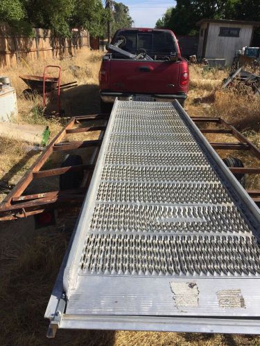 Aluminum walk Ramps, Big rig, utlity magliner walk ramps.