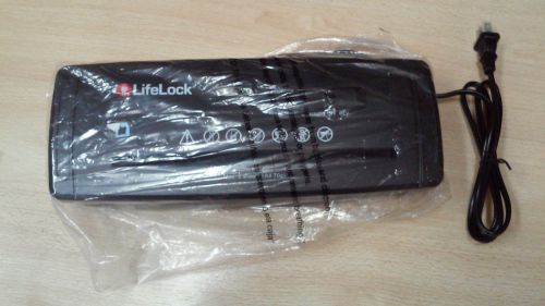 New Lifelock Paper Document Shredder CS502S - Fits Over Wastebasket - Adjustable