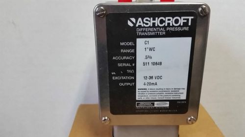 Ashcroft C1 Differential Pressure Transmitter