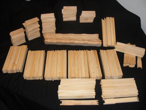 Lot 200+ Pieces Beehive Wood Parts NEW - Wooden Bee Keeping Frame Hive Pieces