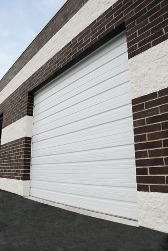 Duro steel amarr 2400 series 16&#039; wide by 8&#039; tall commercial overhead garage door for sale