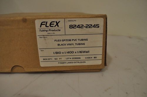 Flex GP70B PVC Tubing Black Vinyl 40&#039;
