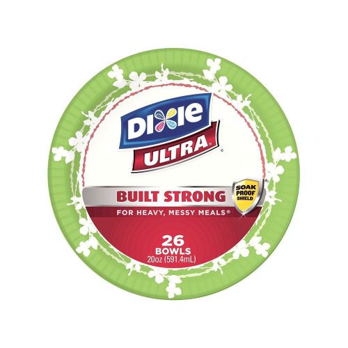 Dixie Ultra Disposable Bowls, 26 Count (Pack of 4), Free Shipping, New