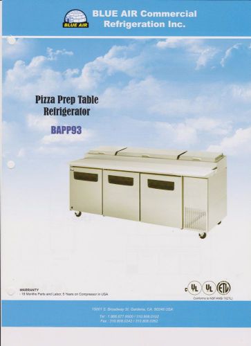 93&#034;  PIZZA PREP TABLE REFRIGERATOR - NEW - FREE SHIPPING!