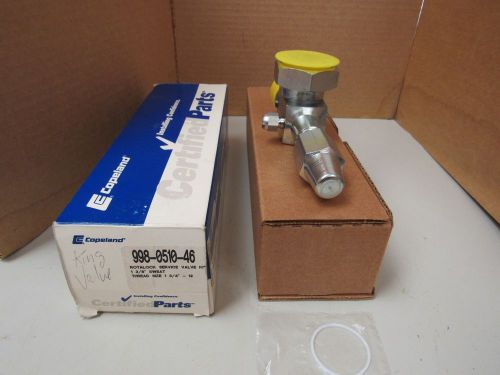 Copeland rotalock service valve kit 998-0510-46 998051046 1-3/8&#034; sweat 1-3/4&#034;-12 for sale