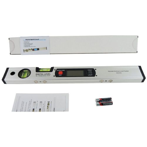 Angle finder ruler tool gauge spirit level 400mm digital inclinometer protractor for sale