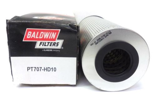 BALDWIN HYDRAULIC FILTER PT707-HD10, 3-15/16&#034; OD X 9-9/32&#034; L, MADE IN USA