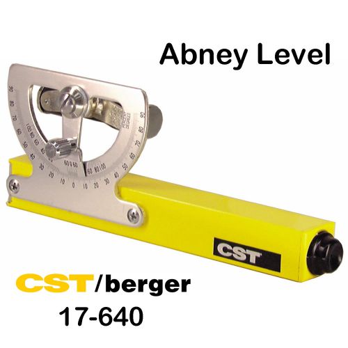 New CST/Berger 17-640 Grade Reading Abney Hand Level
