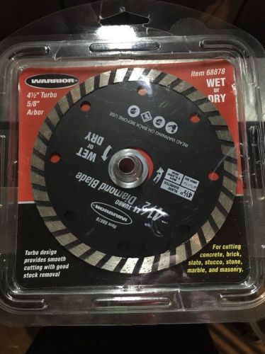 4-1/2 in. Turbo Wet / Dry Masonry Diamond Blade