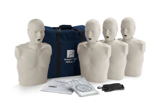 4 Prestan Light Skin Adult CPR AED Training Manikin PP-AM-400 CPR Mannequin