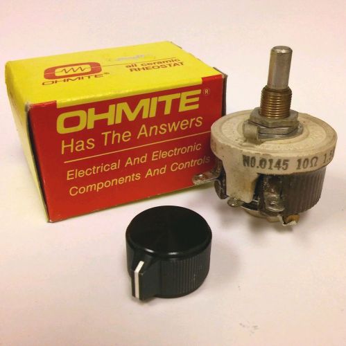 Rheostat 10 ohm 25 watts Ohmite Model H (1 piece) NO.0145