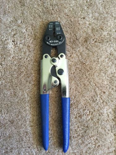 IDEAL 83-001 Ratcheting Crimper, 22-10 AWG, 5-1/2 In L Crimp Crimper Automotive