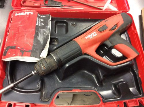 Hilti DX 460 MAGAZINE POWDER ACTUATED NAIL GUN With  Cartridges/Cleaner And Case