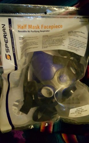 Sperian Series 2000 B260040  Blue Half-Mask Respirator, Medium , MASK ONLY
