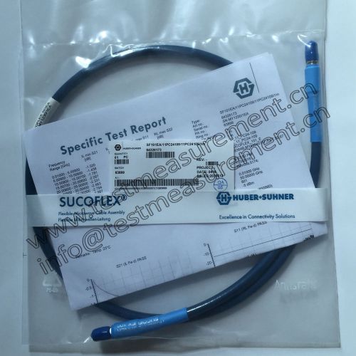 Huber+suhner sucoflex 101 sf101ea high performance microwave cable assembly 50gh for sale