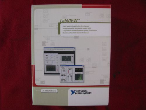 National Instruments LabView 6.1 software and manuals