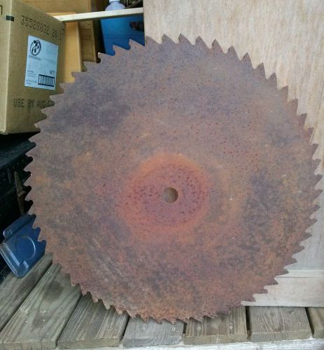 Vintage Large sawmill blade. Industrial antique. Steampunk altered arts
