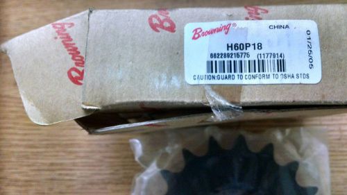 BROWNING ROLLER CHAIN SPROCKET H60P18