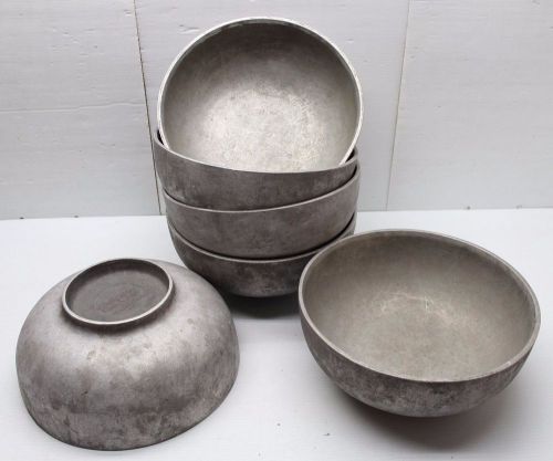 Vintage bon chef pewter/aluminum commercial restaurant quality prep bowls 11&#034; for sale
