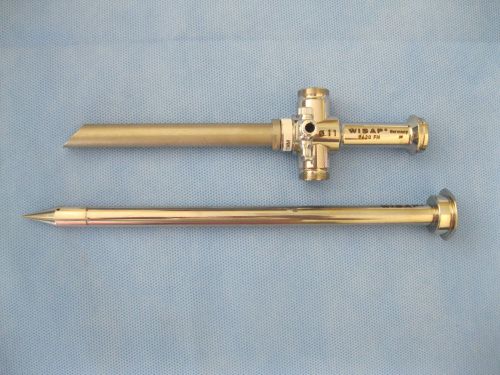 WISAP 7620FH 11mm Laparoscopic Trocar and Cannula w/LUER-Lock, Sleeve Polished