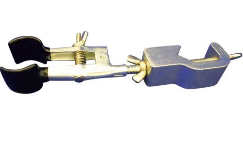 Ajax scientific burette clamp steel and zinc plated - plastic jaws 162mm length for sale