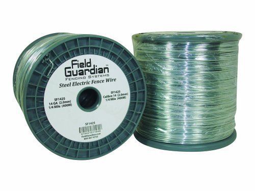Field Guardian 14-Guage Galvanized Steel Wire, 1/4 Miles New