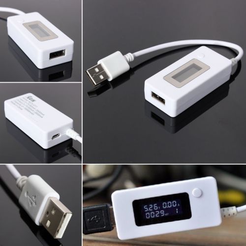 Mini LCD USB Charger Mobile Power Detector Battery Tester Voltage Current Meter