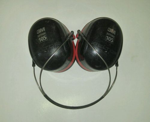 3M Peltor Optime 105 Behind-the-Head Earmuffs, Hearing Conservation H10B