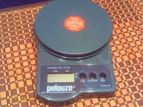 MINT SP5 Digital Postal Scale Pelouze Postage Shipping Mailing Battery Powered