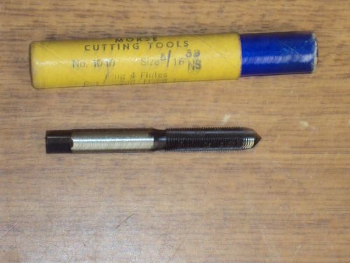MORSE CUTTING TOOLS 5/16&#034; HAND TAP CARBON STEEL 5/16-32 NS 4 FLUTES
