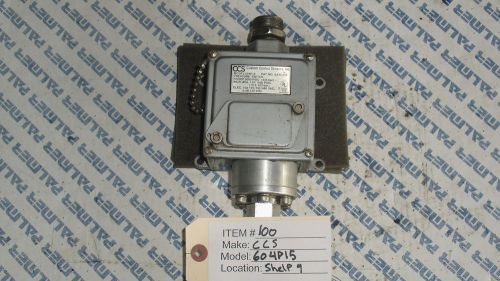 Custom Control Sensors Pressure Switch 604P15