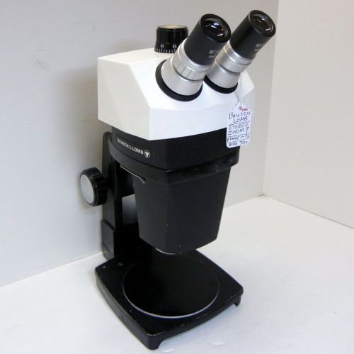 BAUSCH &amp; LOMB SZ7 Microscope + 10XWF + B&amp;L Desk Stand  70X RING LIGHT READY #166