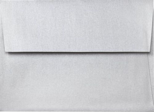 Envelopes.com a9 invitation envelopes w/peel &amp; press (5 3/4 x 8 3/4) - silver for sale